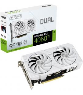 Tarjeta Gráfica Asus Dual GeForce RTX 4060 Ti EVO OC White Edition/ 8GB GDDR6