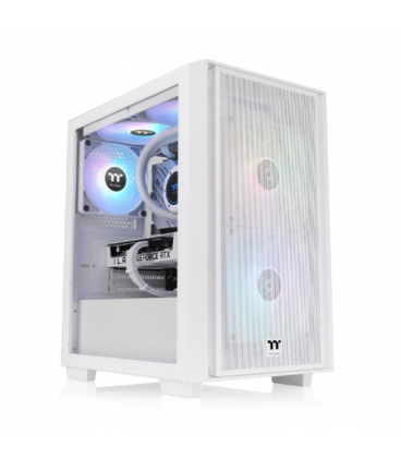 Thermaltake Versa H16 TG Blanco - Caja micro-ATX