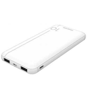 Powerbank 10000mah philips dlp1810nw/62/ blanca