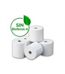 Caja de rollos de papel térmico genérico 80x80 bpaf/ 80 x 80mm/ 48 unidades