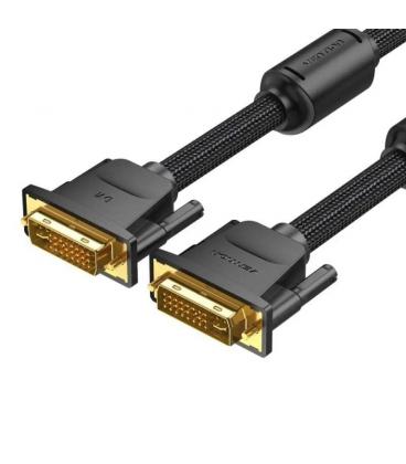 Cable dvi vention eaebi/ dvi-d macho - dvi-d macho/ 3m/ negro