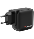 Cargador de Pared Universal Verbatim Mini GaN Wall Charger/ 3xUSB Tipo-C/ 1xUSB/ 100W