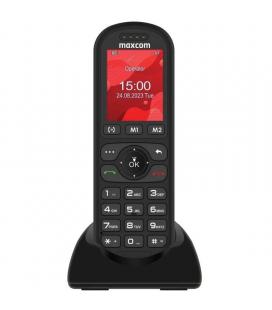 Teléfono inalámbrico maxcom mm39d se/ 4g/ negro