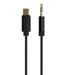 CABLE USB GEMBIRD TIPO C A AUX ESTEREO DE 3,5 MM, 1,5 M, NEGRO