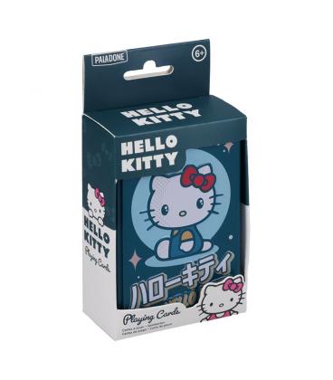 Baraja de cartas en caja metalica paladone hello kitty