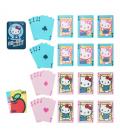 Baraja de cartas en caja metalica paladone hello kitty