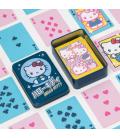 Baraja de cartas en caja metalica paladone hello kitty