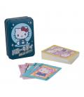 Baraja de cartas en caja metalica paladone hello kitty