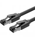 Cable de red rj45 sftp vention ikpbf cat.8/ 1m/ negro