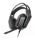 Auriculares gaming con micrófono mars gaming mh-strike/ jack 3.5/ usb/ negros