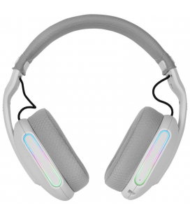 Auriculares gaming inalámbricos con micrófono mars gaming mhwpro/ jack 3.5/ bluetooth/ blancos