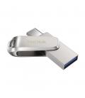 Memoria usb 3.2 - usb tipo c sandisk 512gb dual drive luce