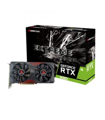 Tarjeta grafica biostar extreme gaming nvidia rtx 3060 12gb gddr6 - 3x dp - 1x hdmi pci express 4.0