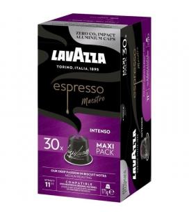 Cápsula lavazza espresso maestro intenso para cafeteras nespresso/ caja de 30