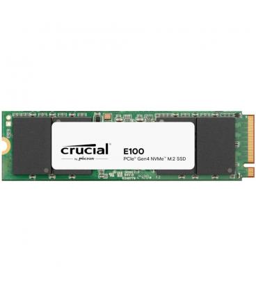 Disco duro interno solido ssd crucial e100 480gb m.2 nvme pci express 4.0