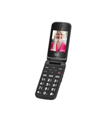 Trevi Flex Plus 55 6,1 cm (2.4") Negro Teléfono para personas mayores