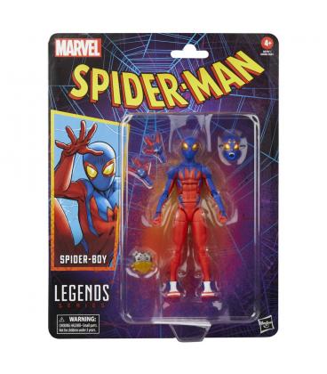 Figura hasbro marvel legends series spider - man spider - boy