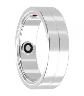 Anillo inteligente maxcom mr100 talla 8/57/ ø18.2mm/ notificaciones/ frecuencia cardíaca/ plata