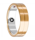 Anillo inteligente maxcom mr100 talla 10/63/ ø20.1mm/ notificaciones/ frecuencia cardíaca/ oro