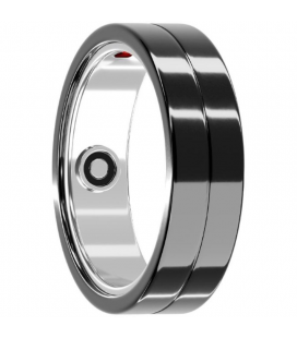 Anillo inteligente maxcom mr100 talla 8/57/ ø18.2mm/ notificaciones/ frecuencia cardíaca/ negro