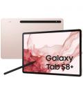 Tablet Samsung Galaxy Tab S8+ 12.4"/ 8GB/ 128GB/ Octacore/ 5G/ Rosa Dorado