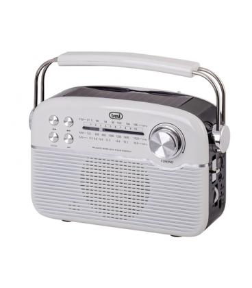 RADIO TREVI RA 7F50 BT PORTABLE RADIO CARGA SOLAR+AW+SD TIF. WHITE