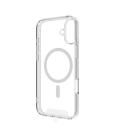 Funda muvit recycletek magsafe para apple iphone 16 transparente