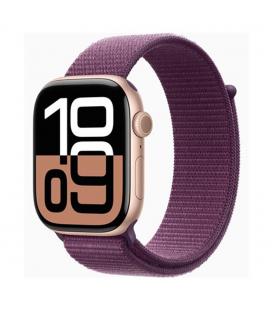 Smartwatch apple watch series 10 gps 46mm rose gold case plum sport loop