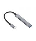 Hub usb tipo c equip life 1 x usb tipo c - 3 x usb 2.0 - aluminio