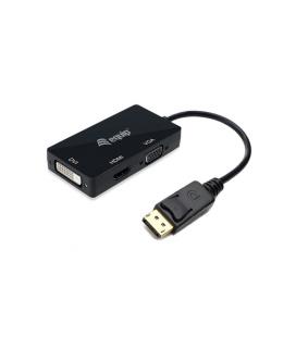 Adaptador displayport a vga - hdmi - dvi equip 0.24m - macho - hembra - negro