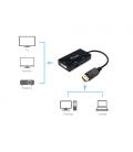 Adaptador displayport a vga - hdmi - dvi equip 0.24m - macho - hembra - negro