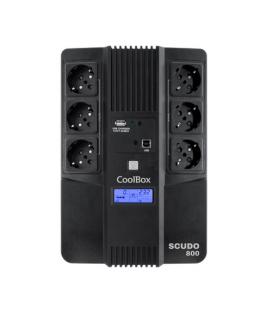 COOLBOX SAI SCUDO3 800VA-480W CON PANTALLA LCD