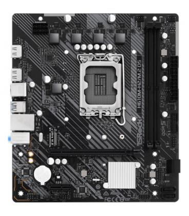 Placa base asrock h610m - h2 - m2 matx