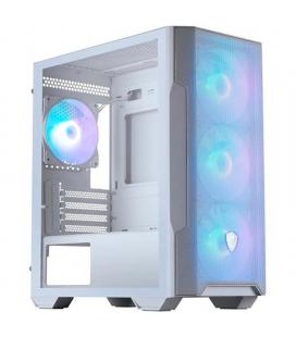 MSI MAG FORGE M100R Semi Torre mATX Cristal Templado USB 3.2 ARGB Blanca