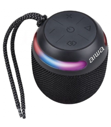 Altavoz con bluetooth aiwa bst-100bk/ 5w rms/ 1.0