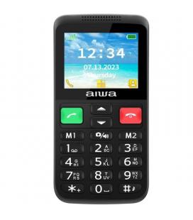 Teléfono móvil aiwa fph-s200-2g para personas mayores/ negro