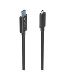 Cable usb 3.2 tipo-c aoc aisens a157-0925/ usb tipo-c macho - usb macho/ 10gbps/ 15m/ negro