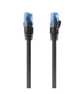 AISENS Cable De Red Latiguillo RJ45 Cat.6 UTP AWG26 CCA, Negro, 30 cm