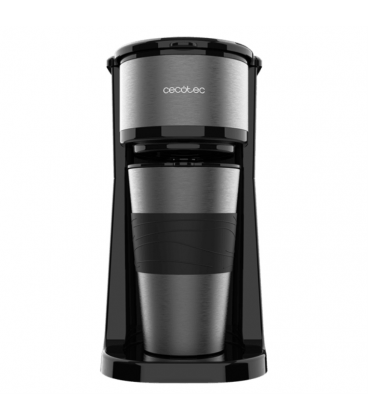 Cecotec Coffee 66 Drop & Go Cafetera de Goteo con Termo Portátil Acero Inoxidable