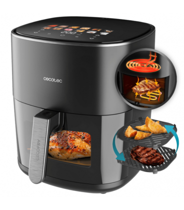 Cecotec Cecofry&Grill Duoheat 6500 Freidora De Aire Sin Aceite 6.5L