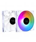 Ventilador caja keep out xfc - 120fw rgb 120mm blanco