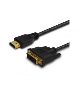 CABLE HDMI A DVI 18+1 1.5M SAVIO CL-10 M/M