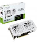 Tarjeta Gráfica Asus Dual GeForce RTX 4060 EVO OC White Edition/ 8GB GDDR6