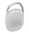 Altavoz con bluetooth jbl clip 4/ 5w/ 1.0/ blanco