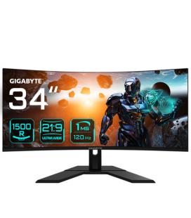 Gigabyte GS34WQC 34" LED WQHD 120Hz FreeSync Premium Curva