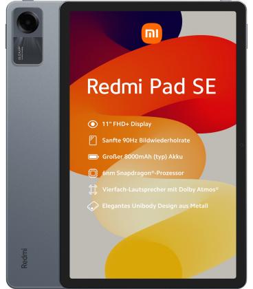 Tablet xiaomi redmi pad se 11'/ 4gb/ 128gb/ octacore/ gris grafito