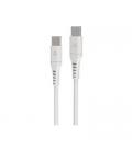 CABLE HUNE ECO USB-C A USB-C 300CM BLANCO NIEVE