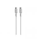 CABLE HUNE ECO USB-C A USB-C 100CM BLANCO NIEVE