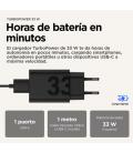 Motorola TurboPower 33W Cargador de Pared para Smartphone y Tablets Negro