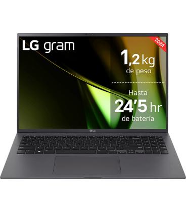 Portátil LG Gram 16Z90S-G.AD89B Intel Core Ultra 7-155H/ 32GB/ 1TB SSD/ 16"/ Win11